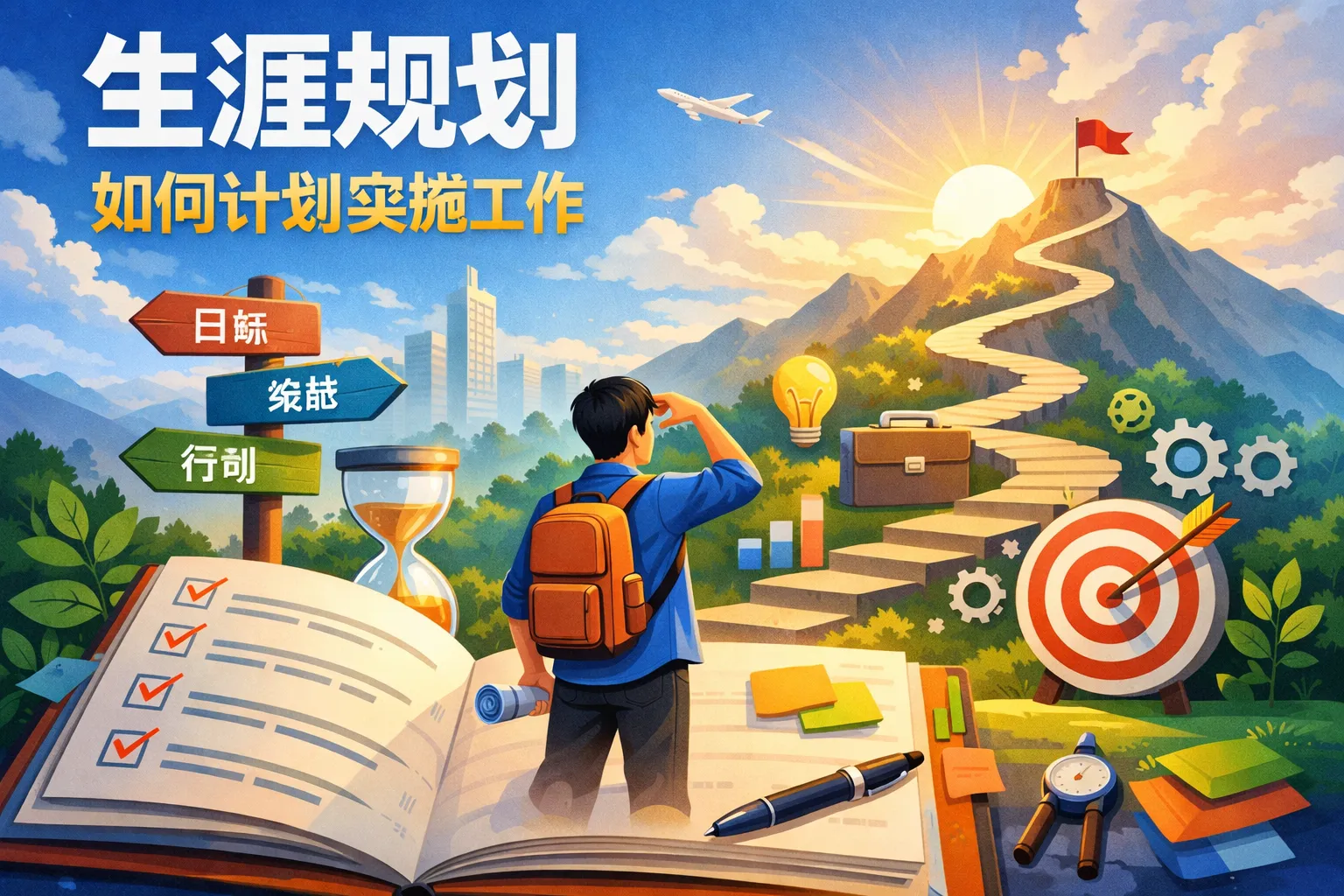 生涯规划如何计划实施工作