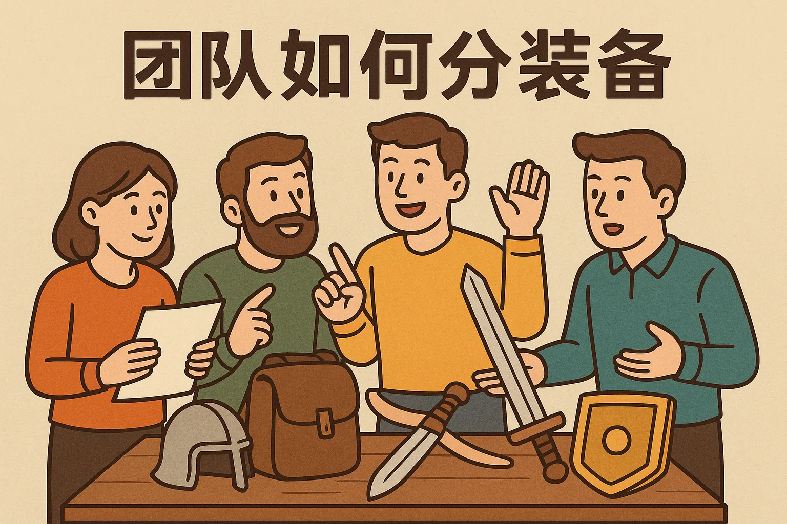 团队如何分装备