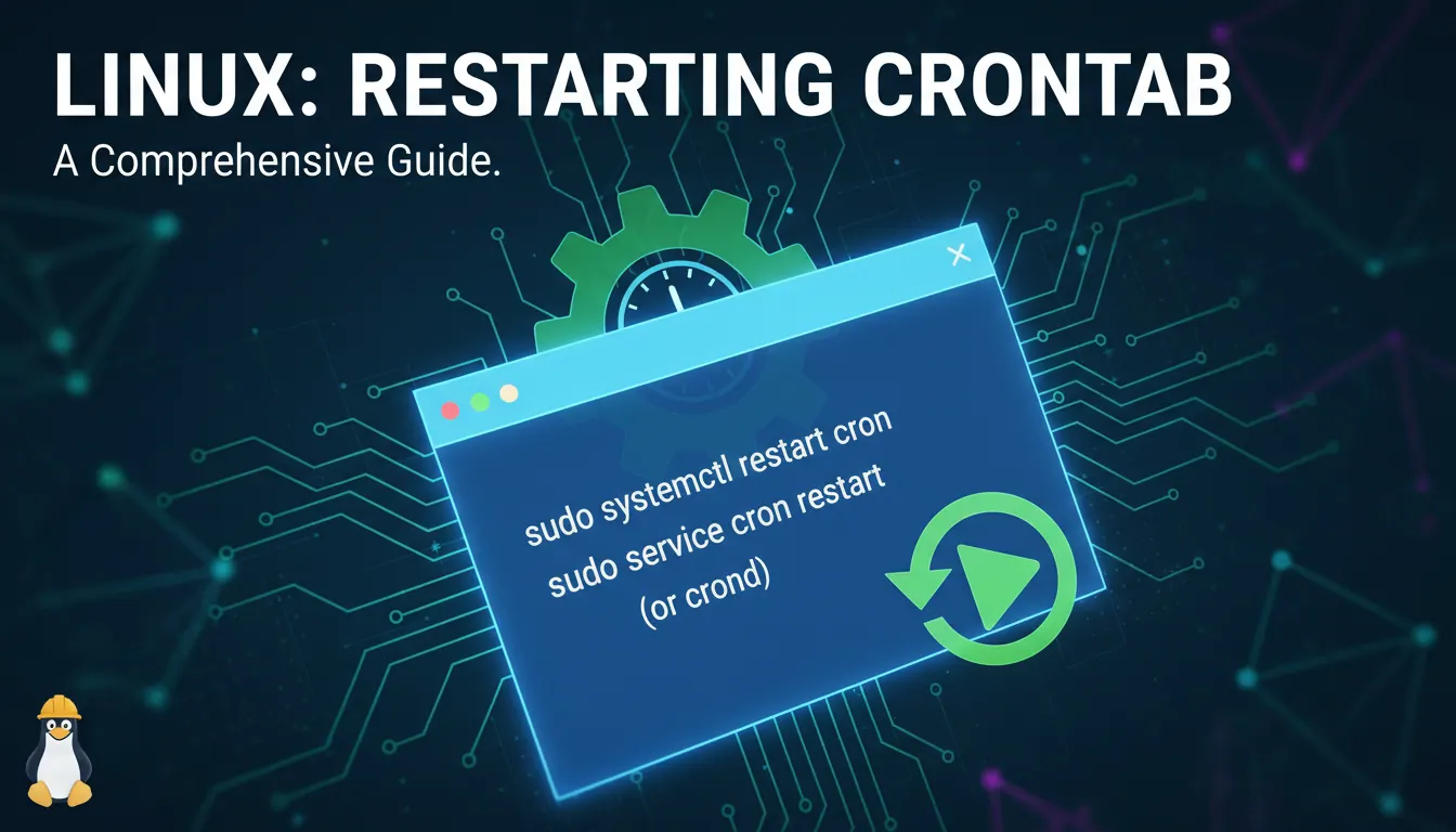 linux如何重启crontab