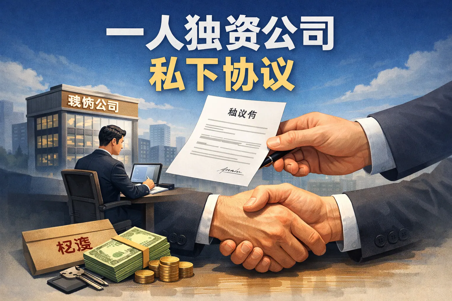 一人独资公司 私下协议