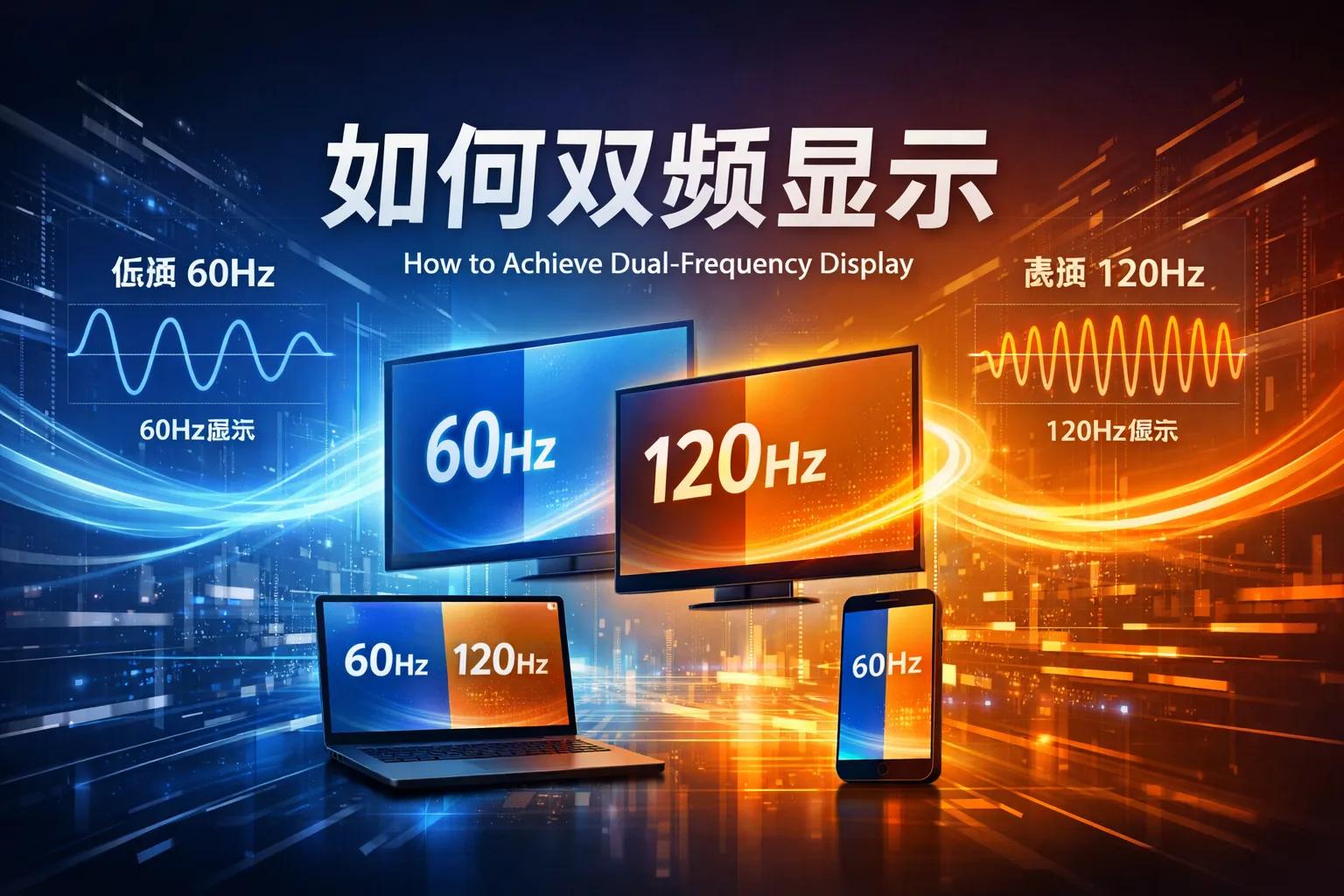 ppt 如何双频显示