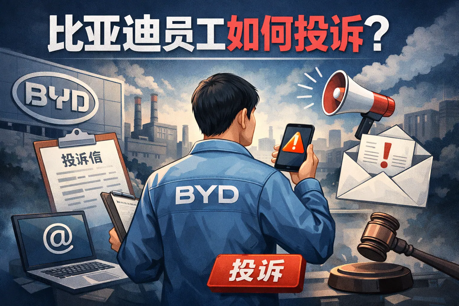 比亚迪员工如何投诉