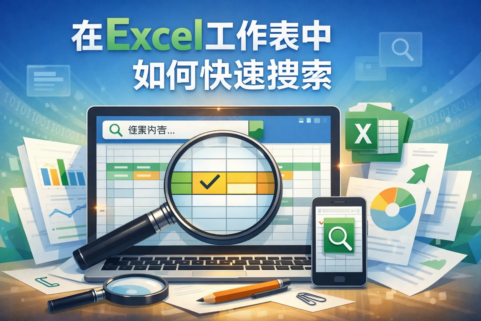 在excel工作表中如何快速搜索