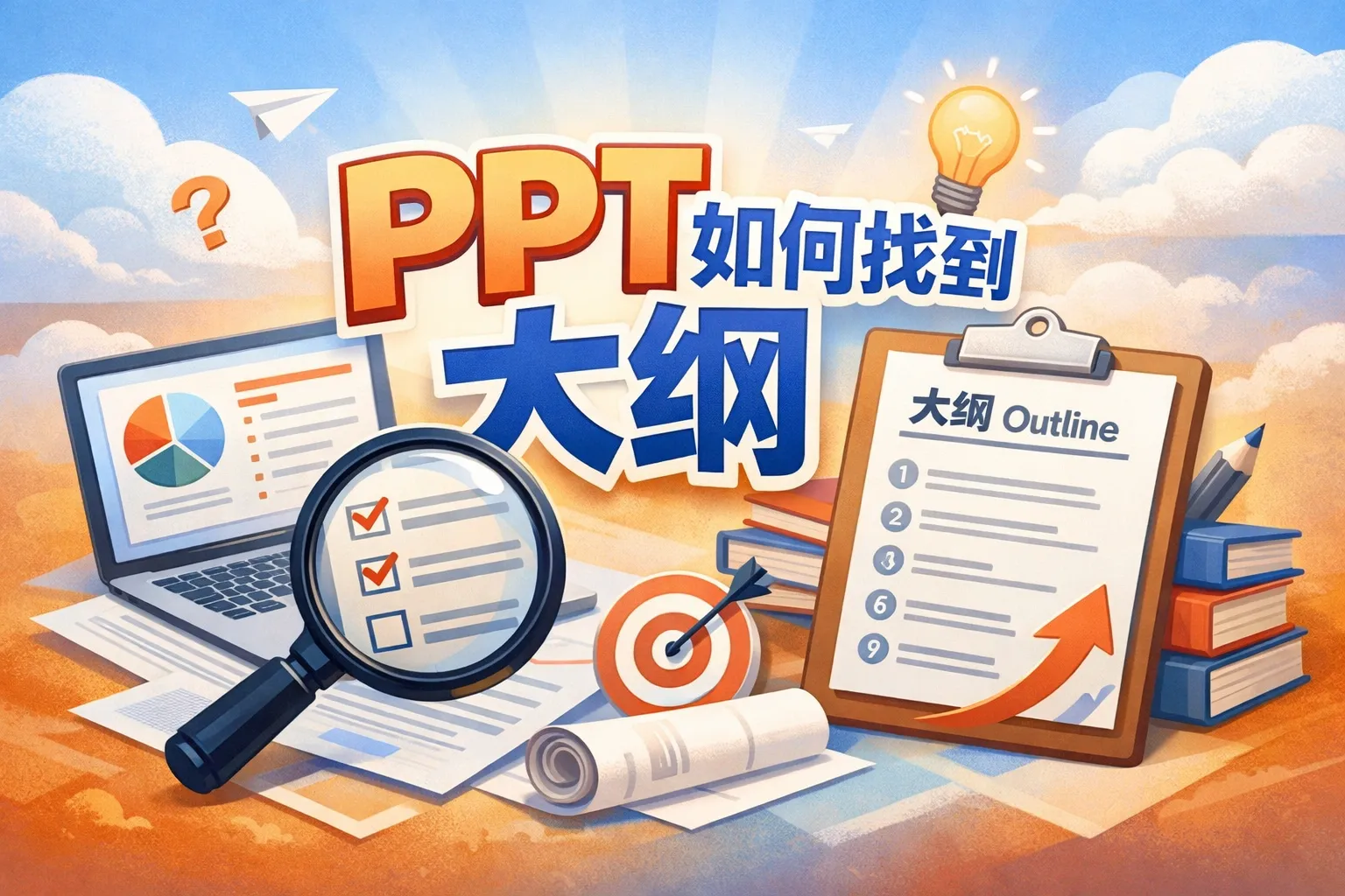 ppt如何找到大纲