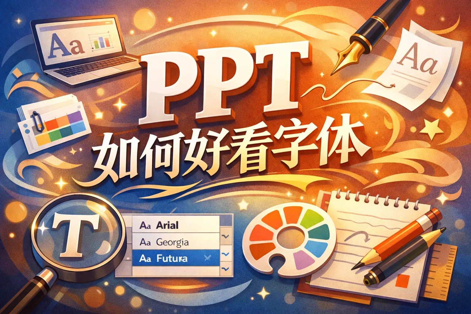 ppt如何好看字体