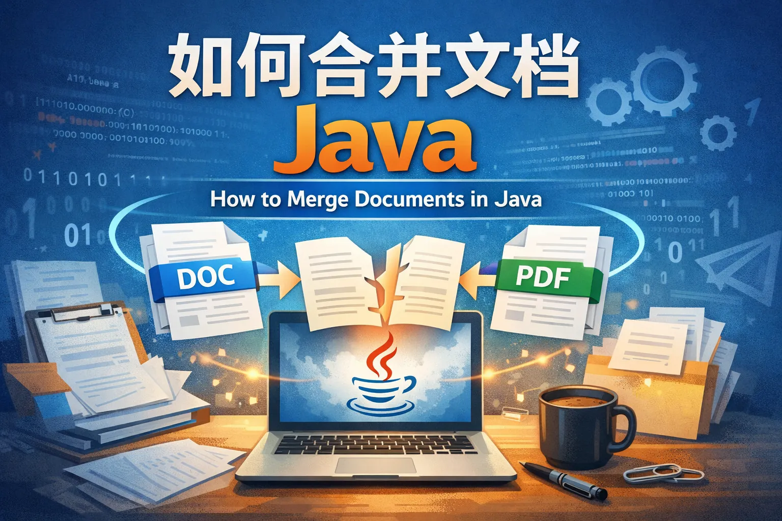 如何合并文档java
