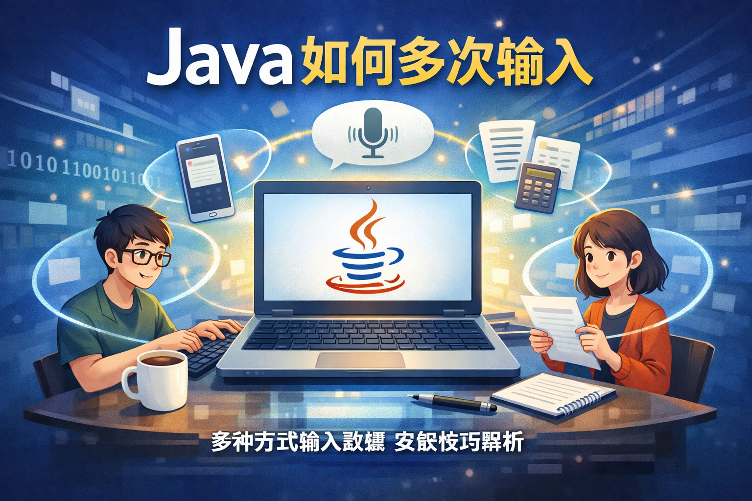 java 如何多次输入