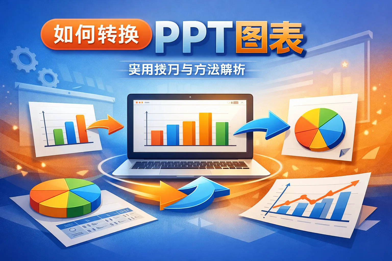 如何转换ppt图表