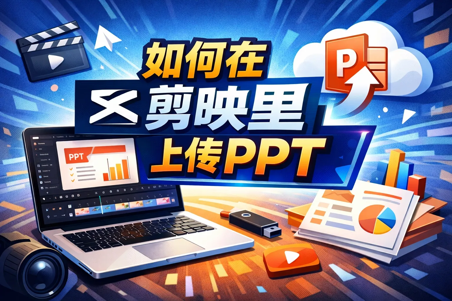 如何在剪映里上传ppt