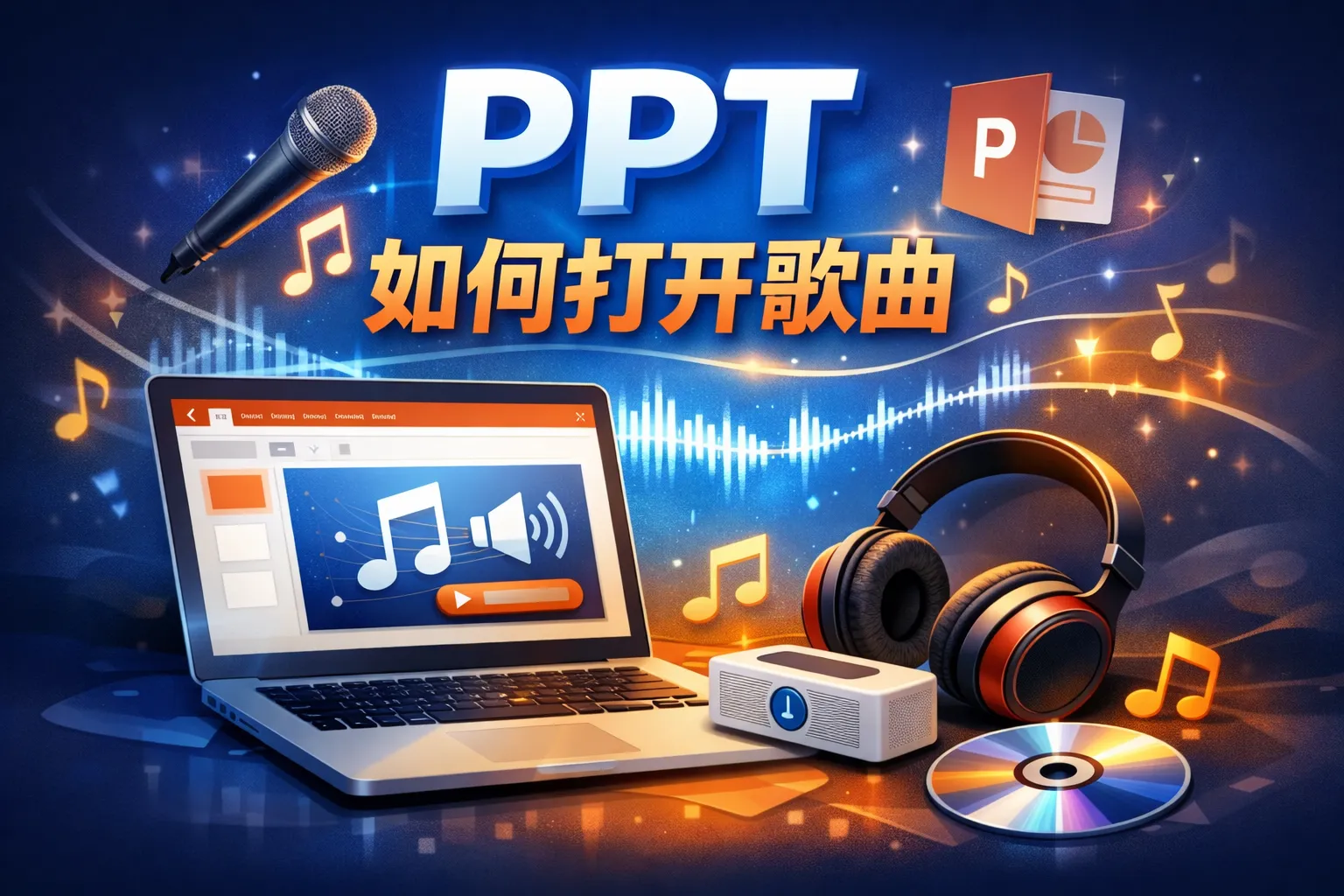 ppt如何打开歌曲