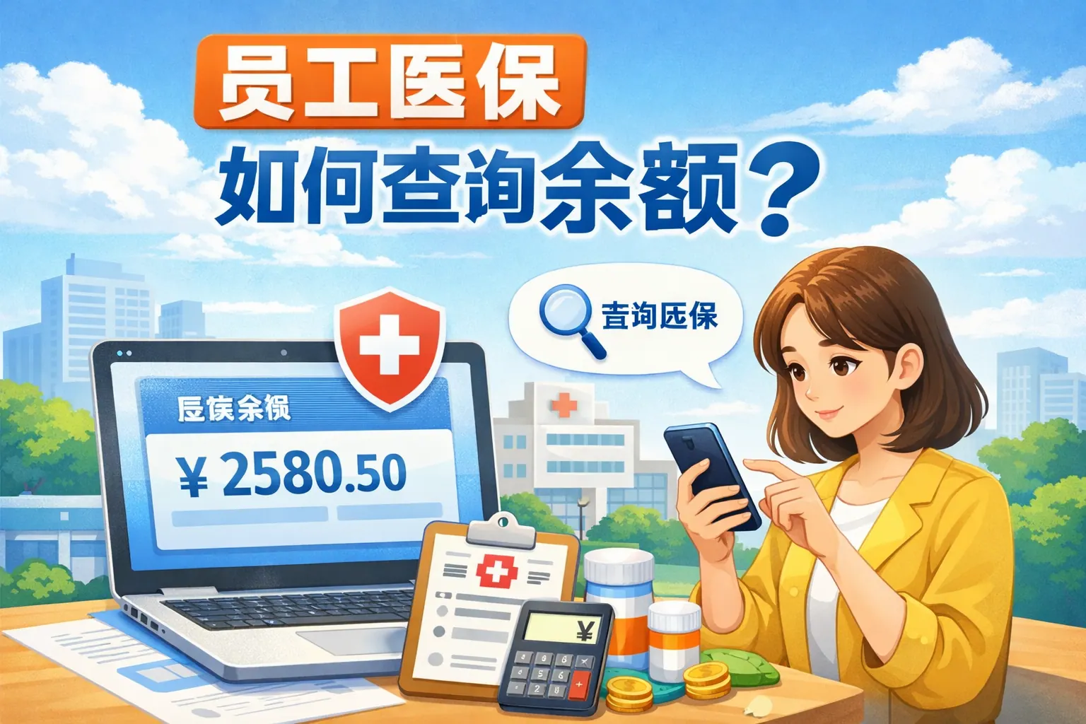 员工医保如何查询余额