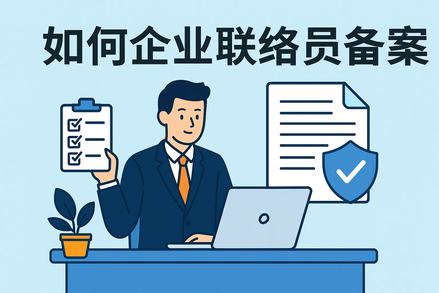 如何企业联络员备案