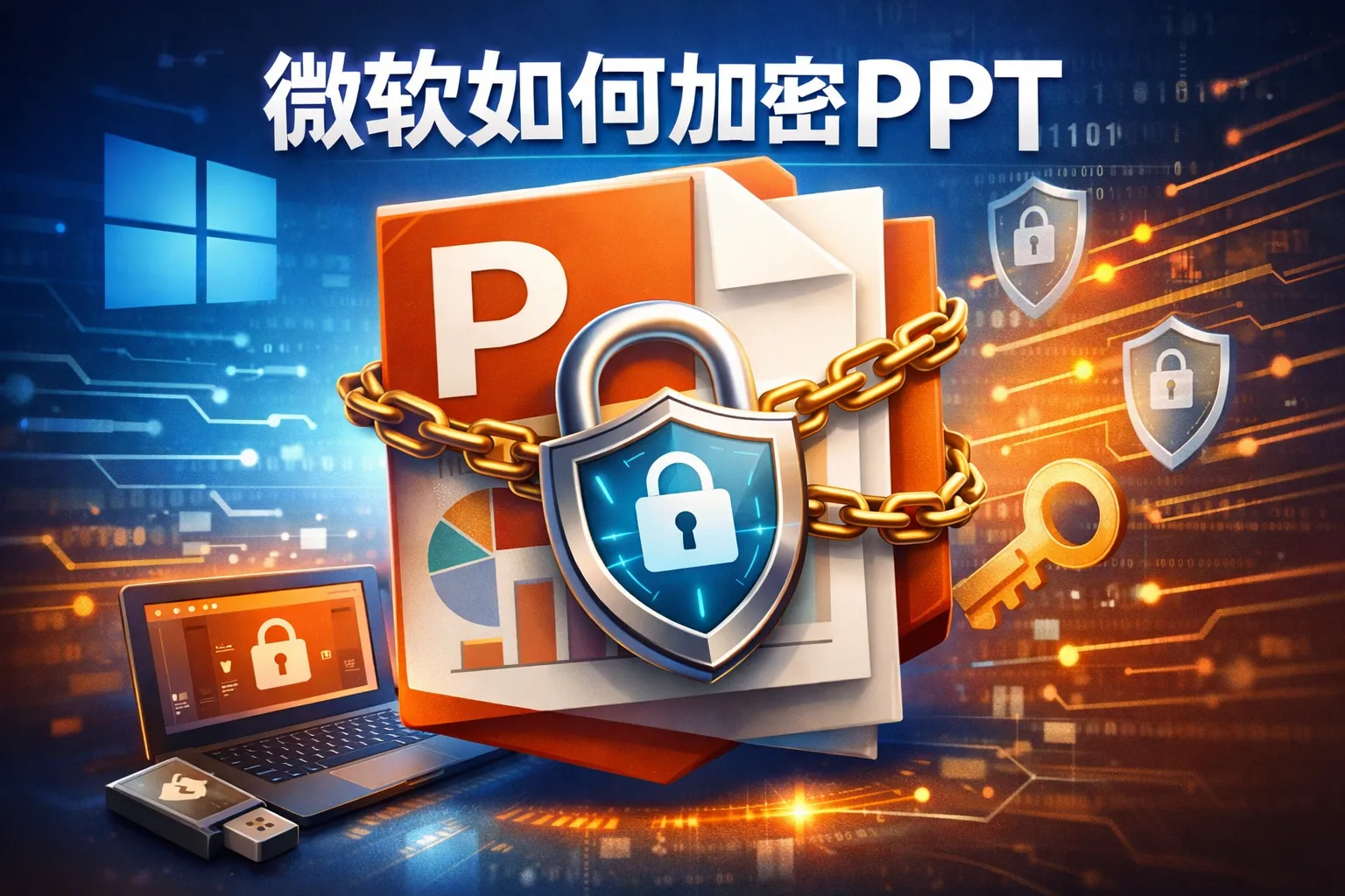 微软如何加密PPT