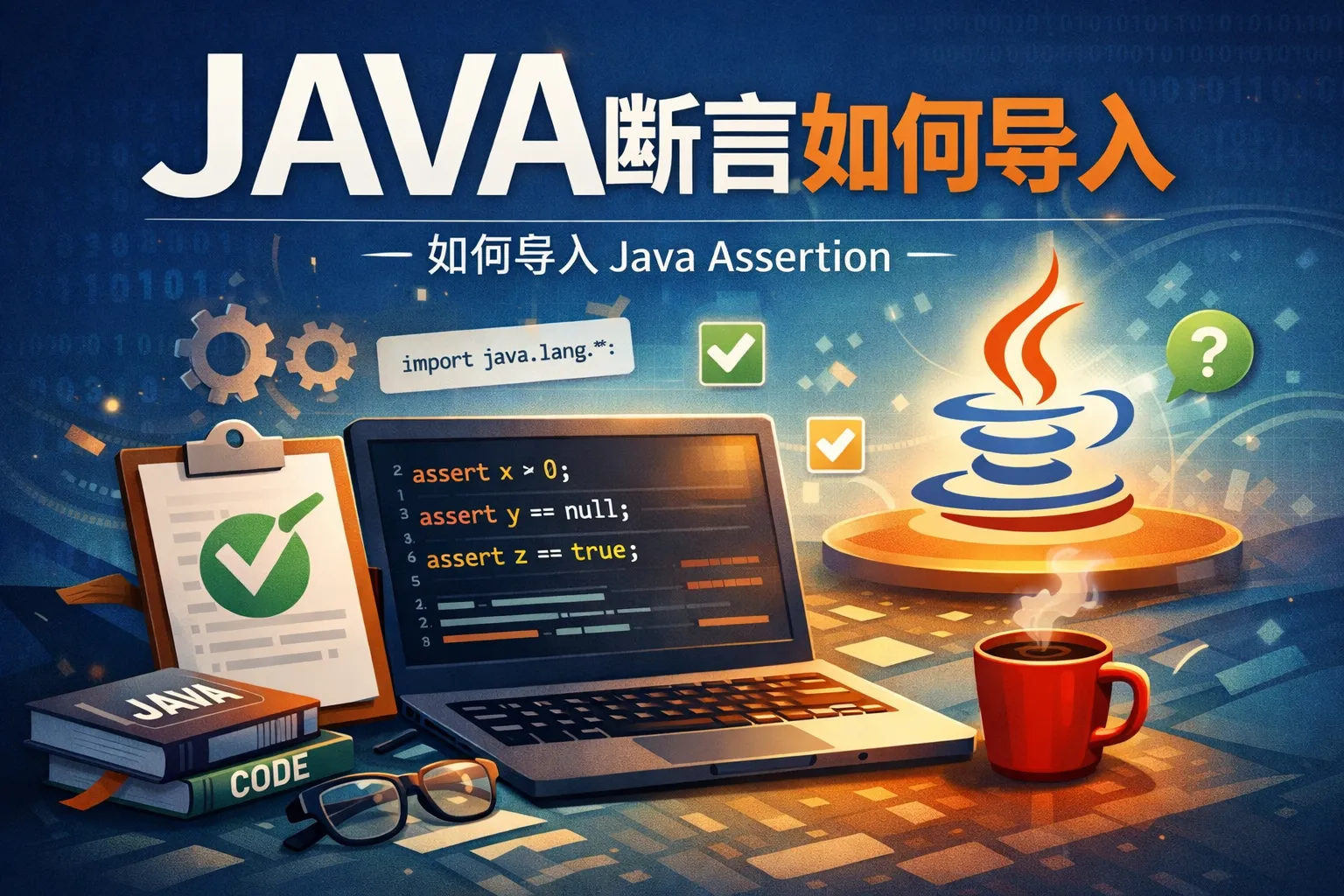 JAVA断言如何导入