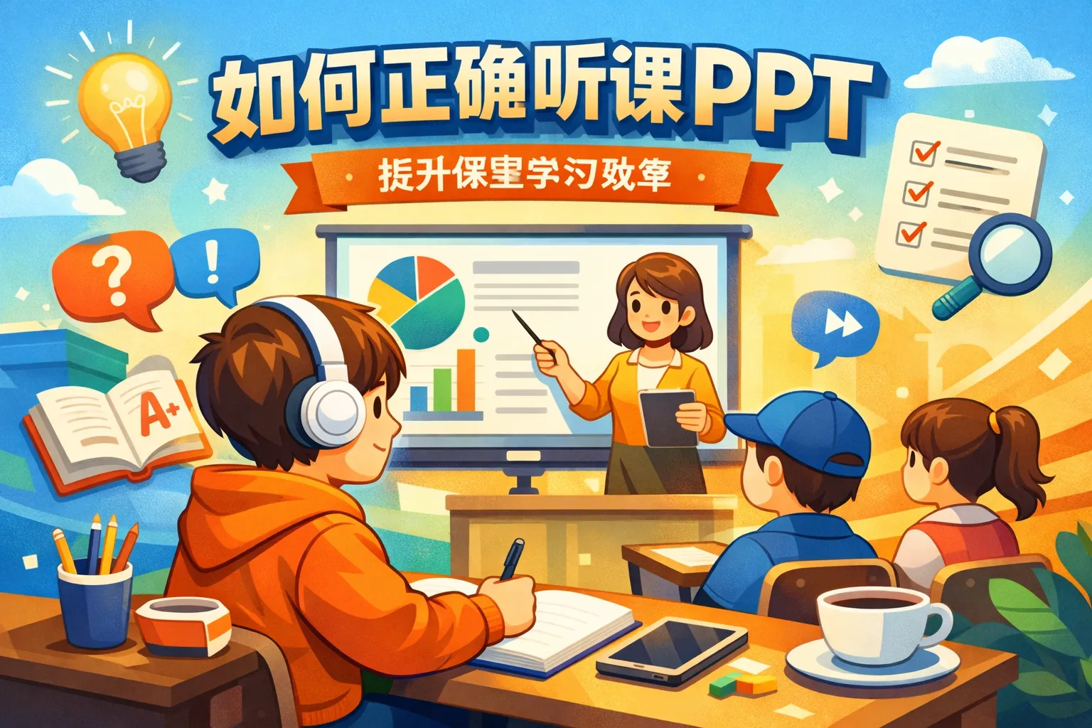 如何正确听课PPt