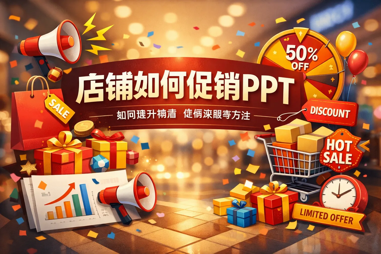 店铺如何促销ppt