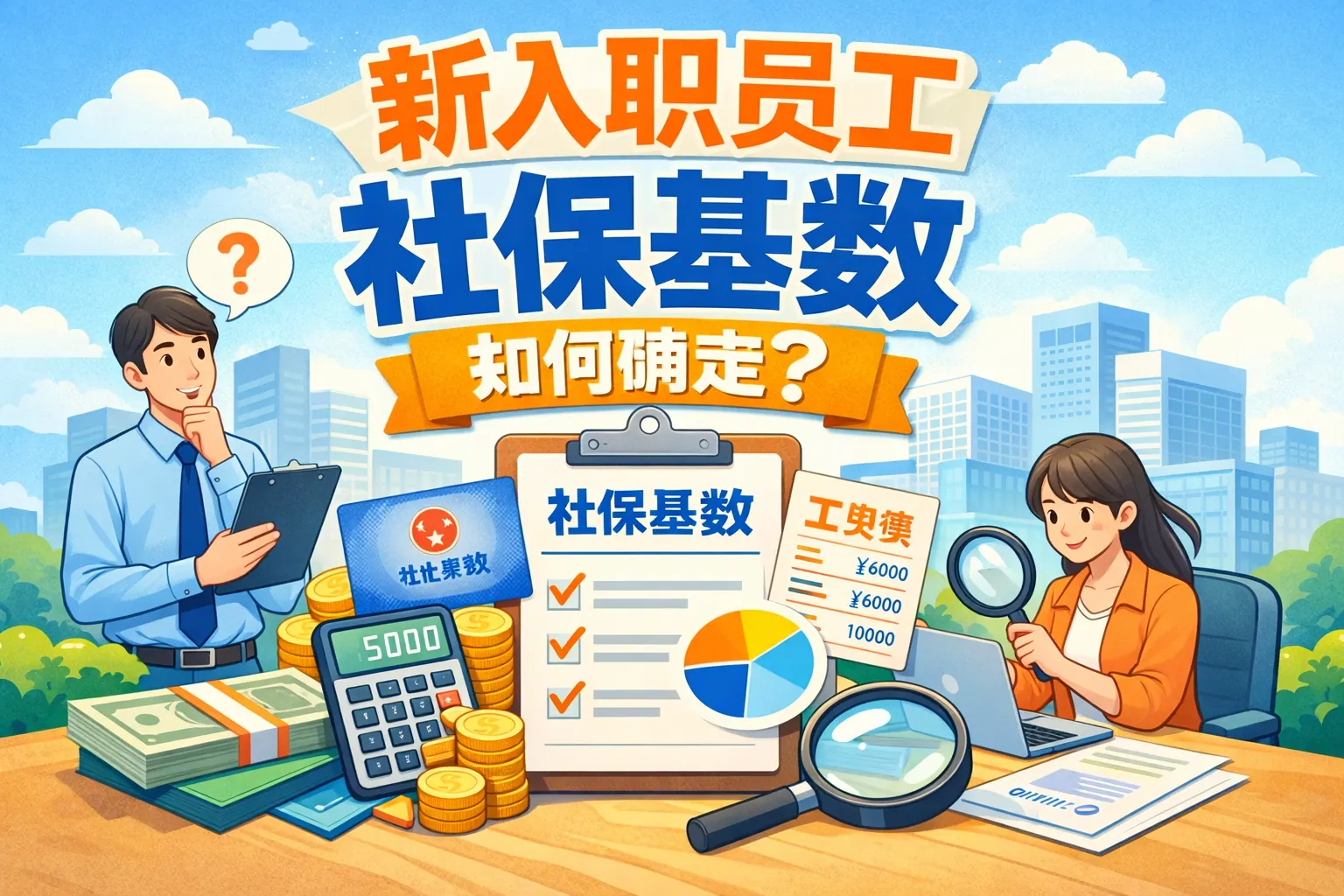 新入职员工社保基数如何确定