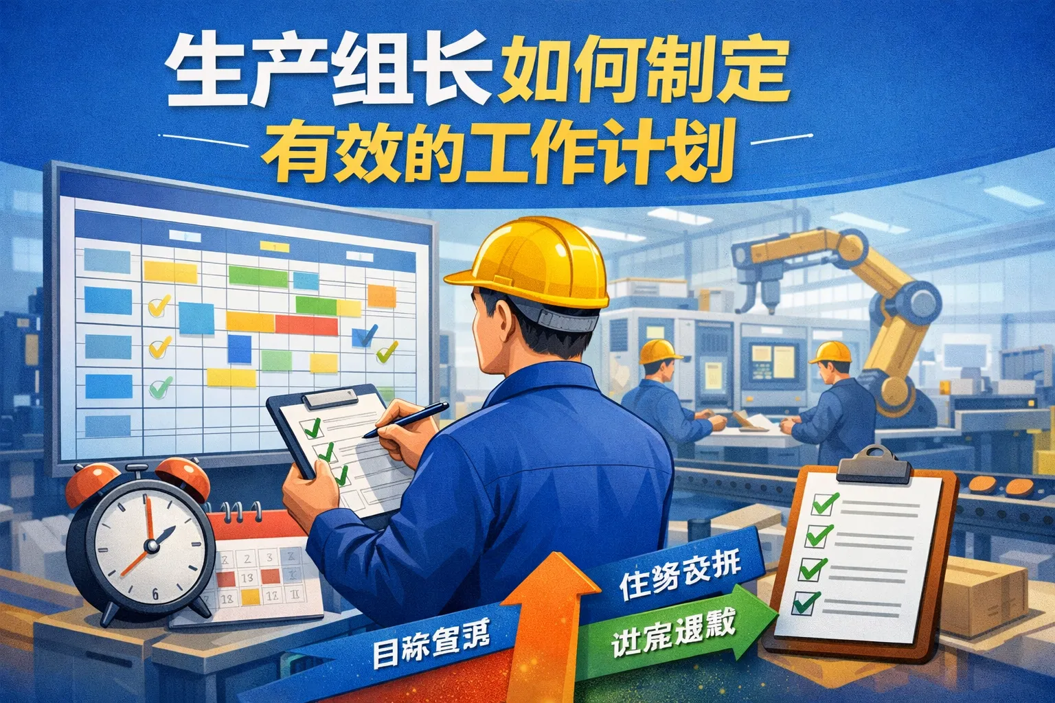 生产组长如何制定有效的工作计划