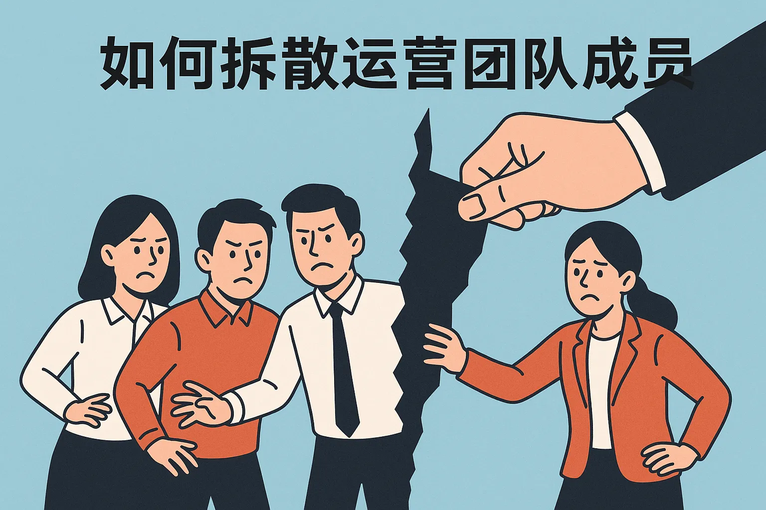 如何拆散运营团队成员