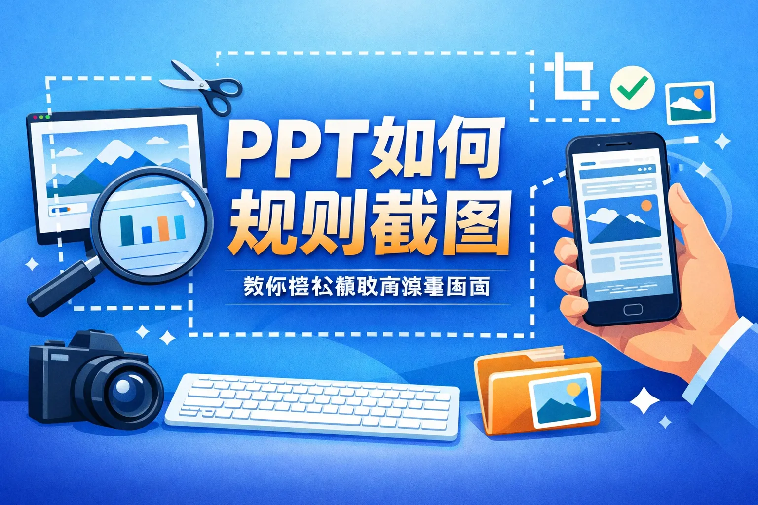 ppt如何规则截图