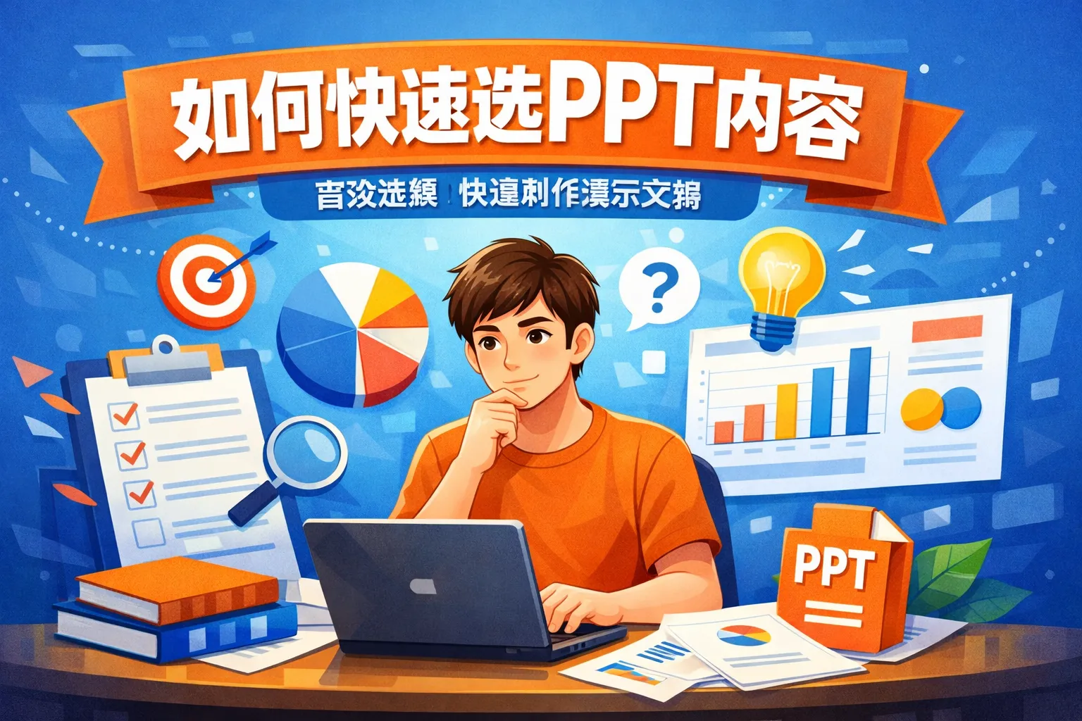 如何快速选ppt内容