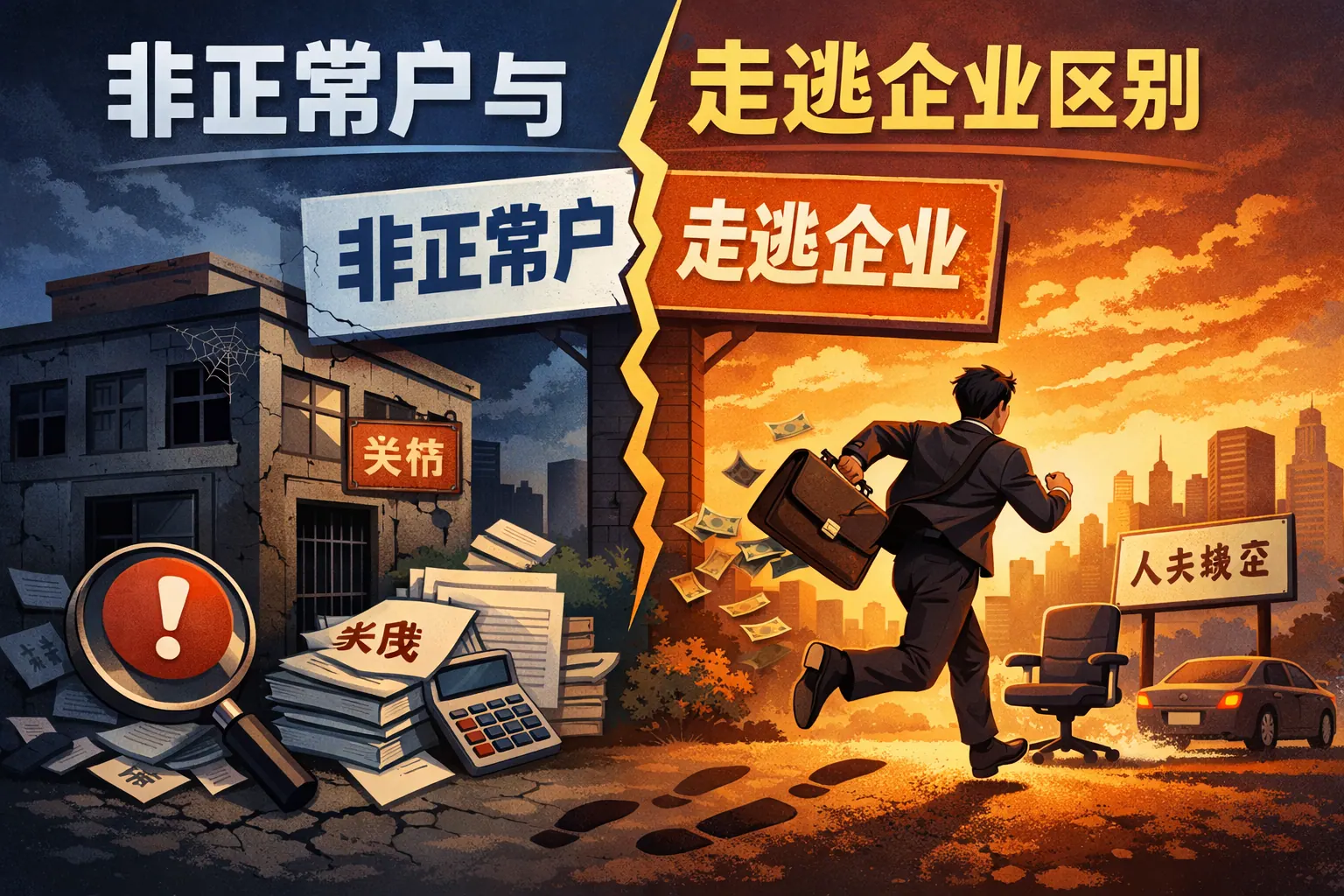 非正常户与走逃企业区别