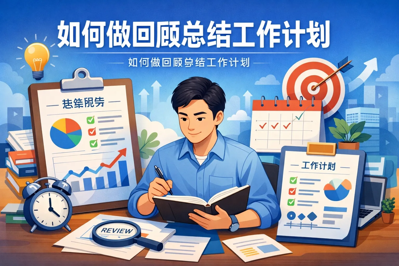 如何做回顾总结工作计划