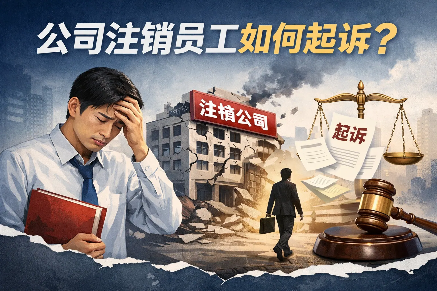 公司注销员工如何起诉