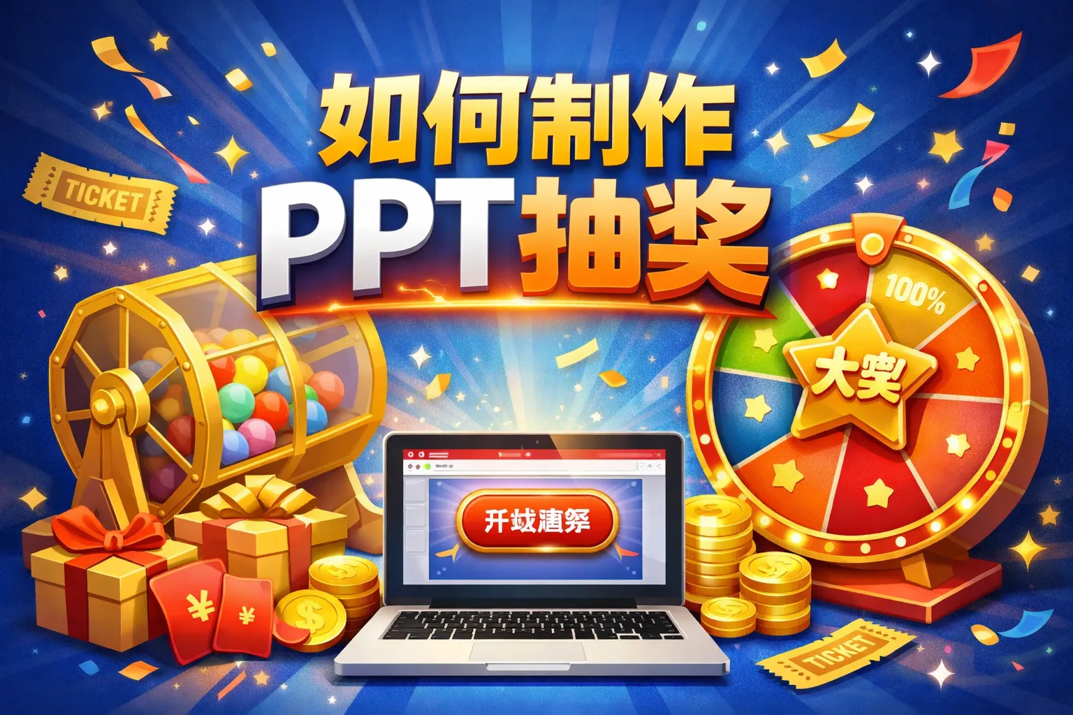 如何ppt制作抽奖