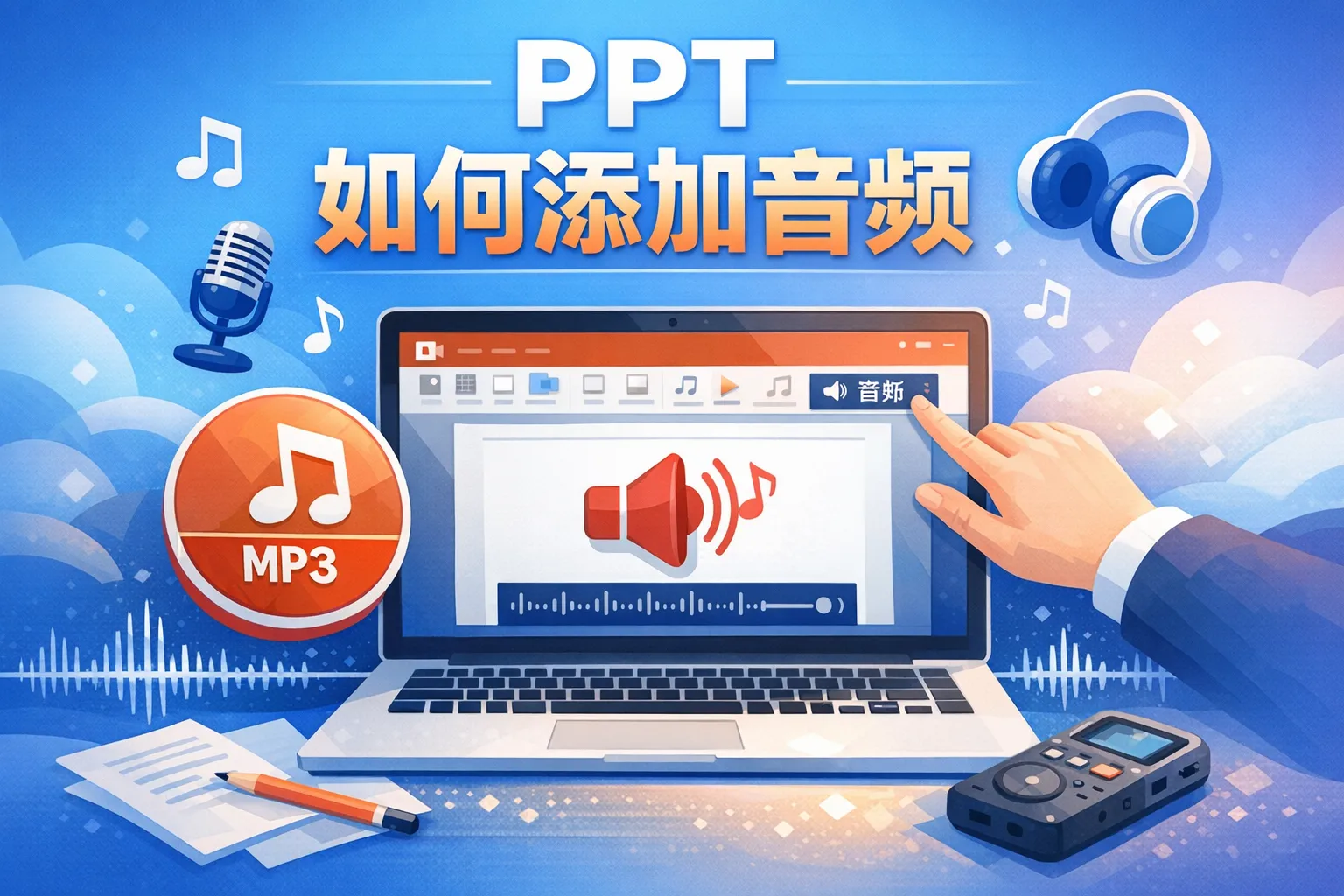 ppt 如何添加音频