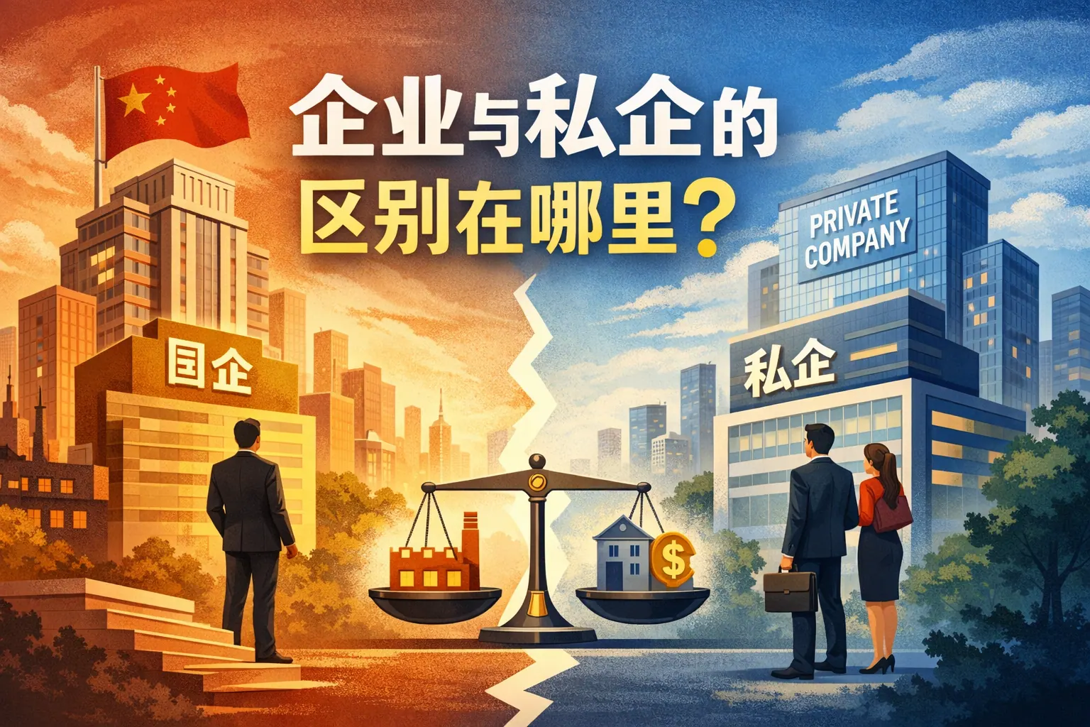 企业与私企的区别在哪里