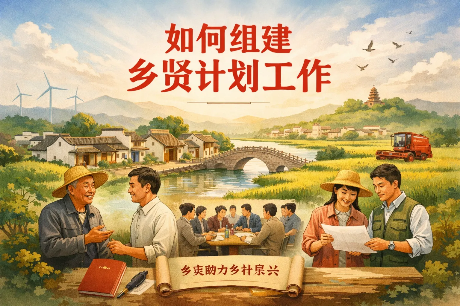 如何组建乡贤计划工作