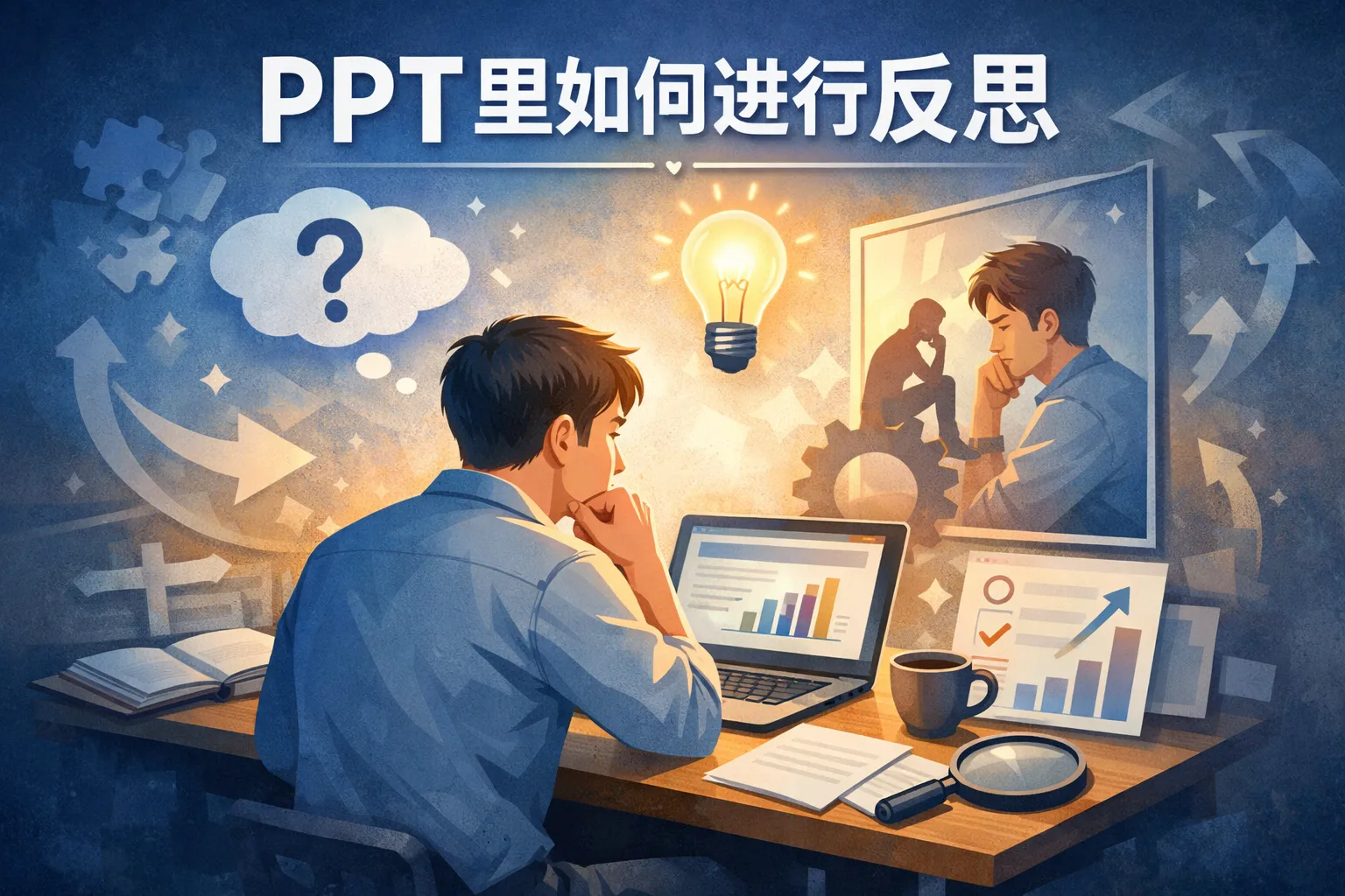 ppt里如何进行反思
