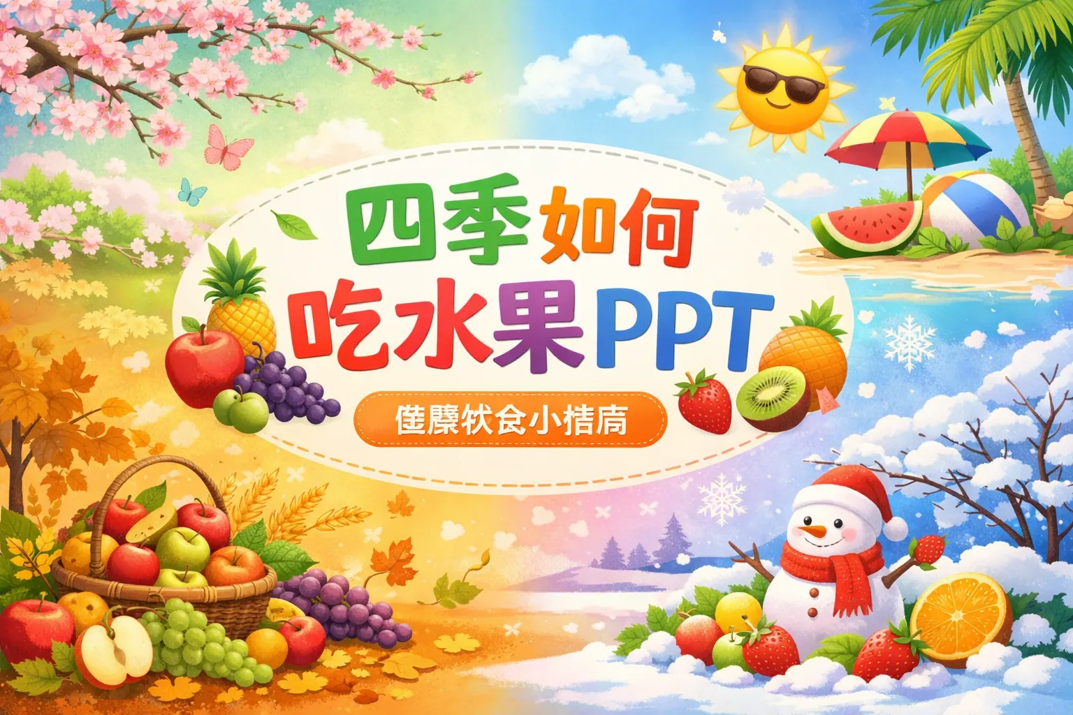 四季如何吃水果ppt