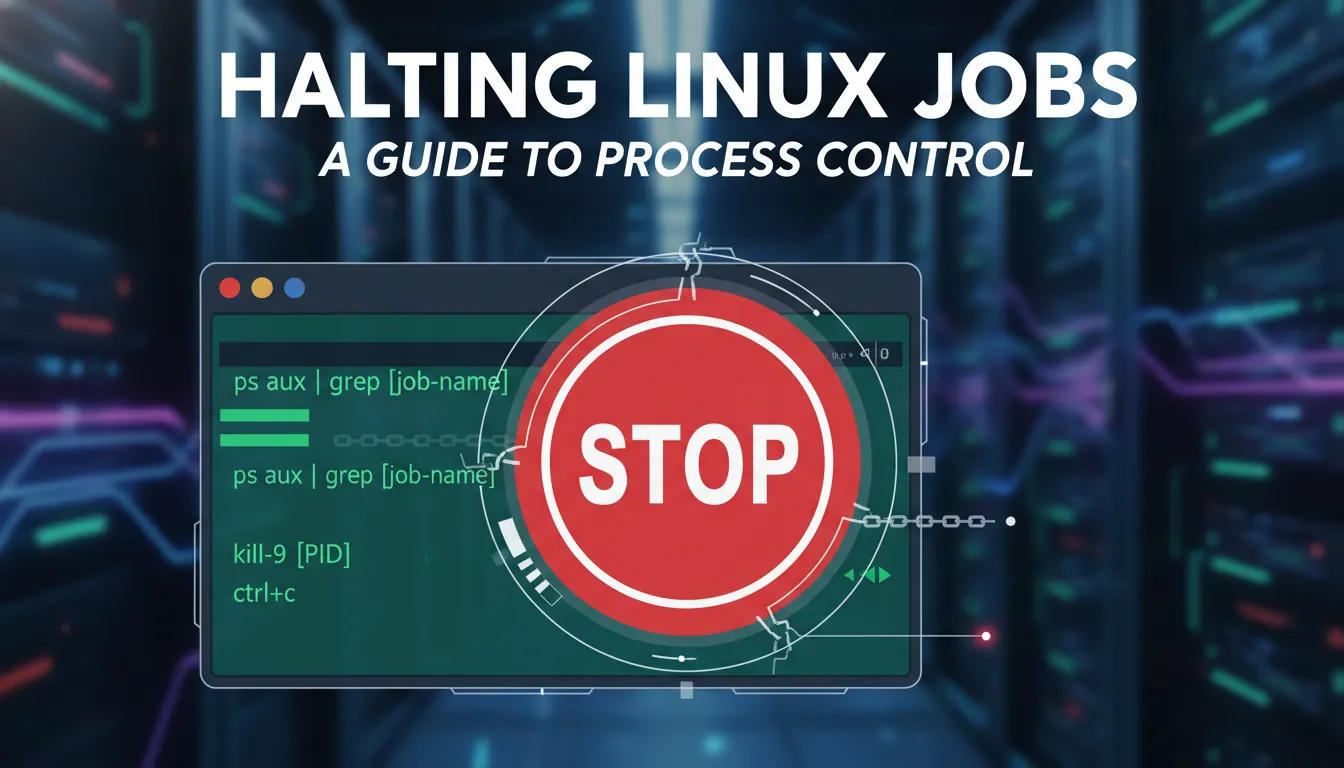 linux下job 如何停掉