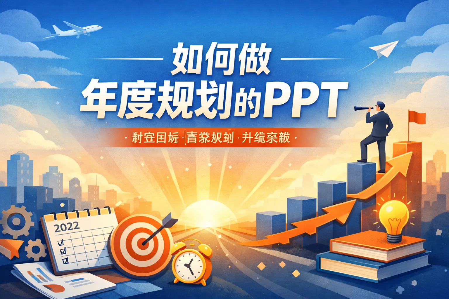 如何做年度规划的PPT