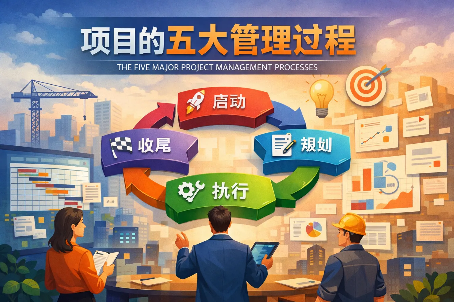 项目的五大管理过程是