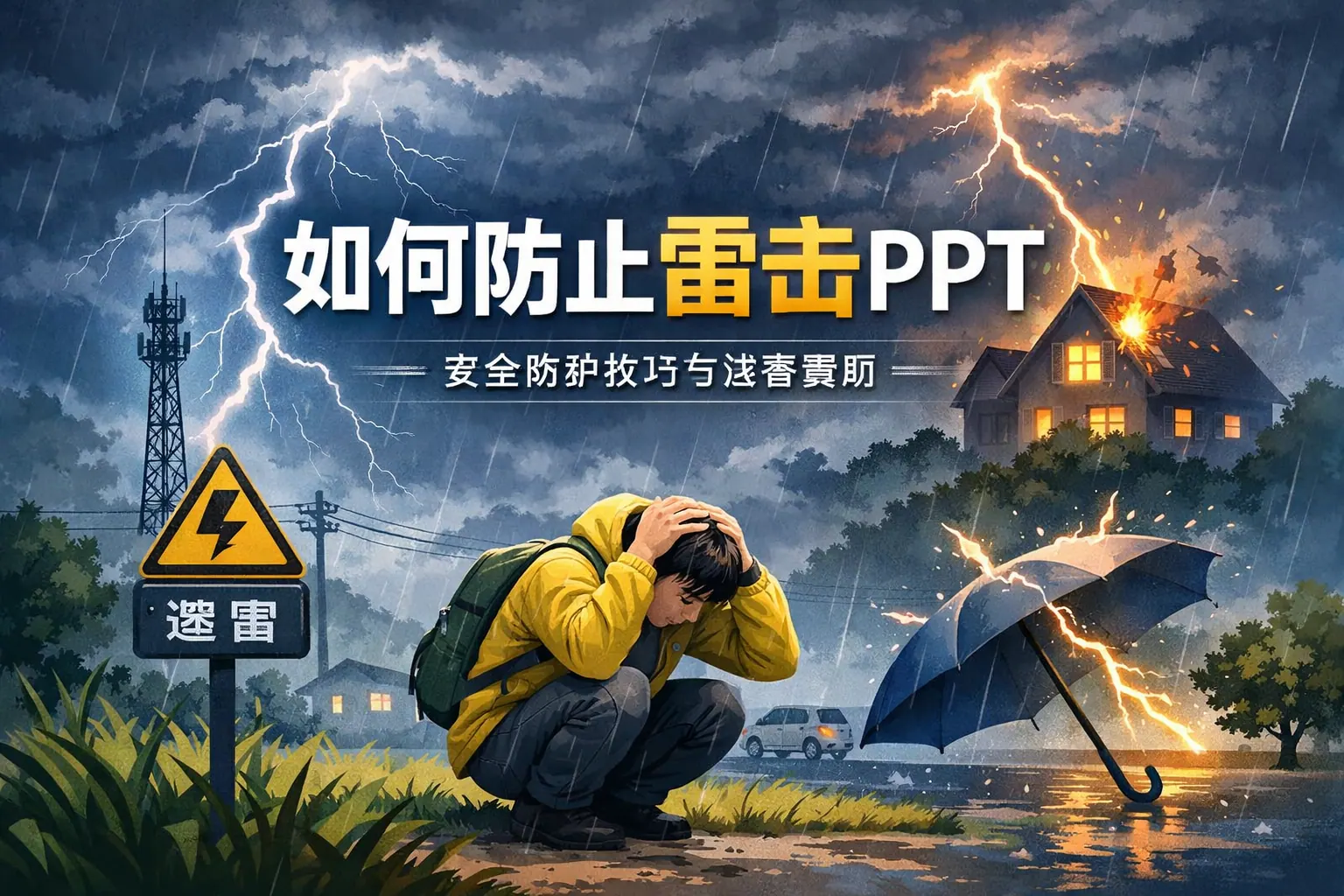 如何防止雷击ppt