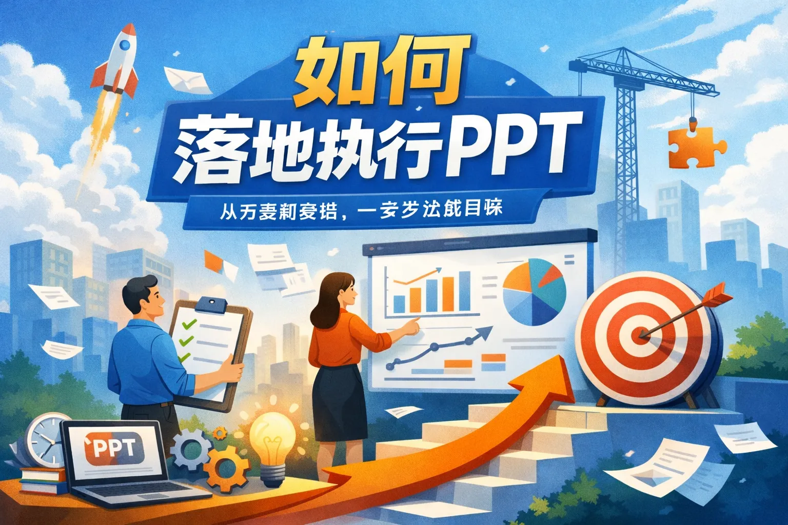 如何落地执行PPT