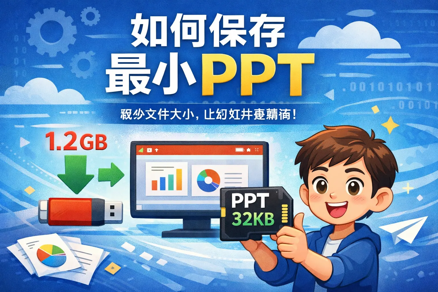 如何保存最小ppt