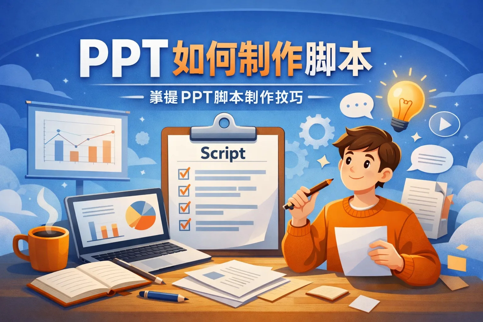ppt如何制作脚本