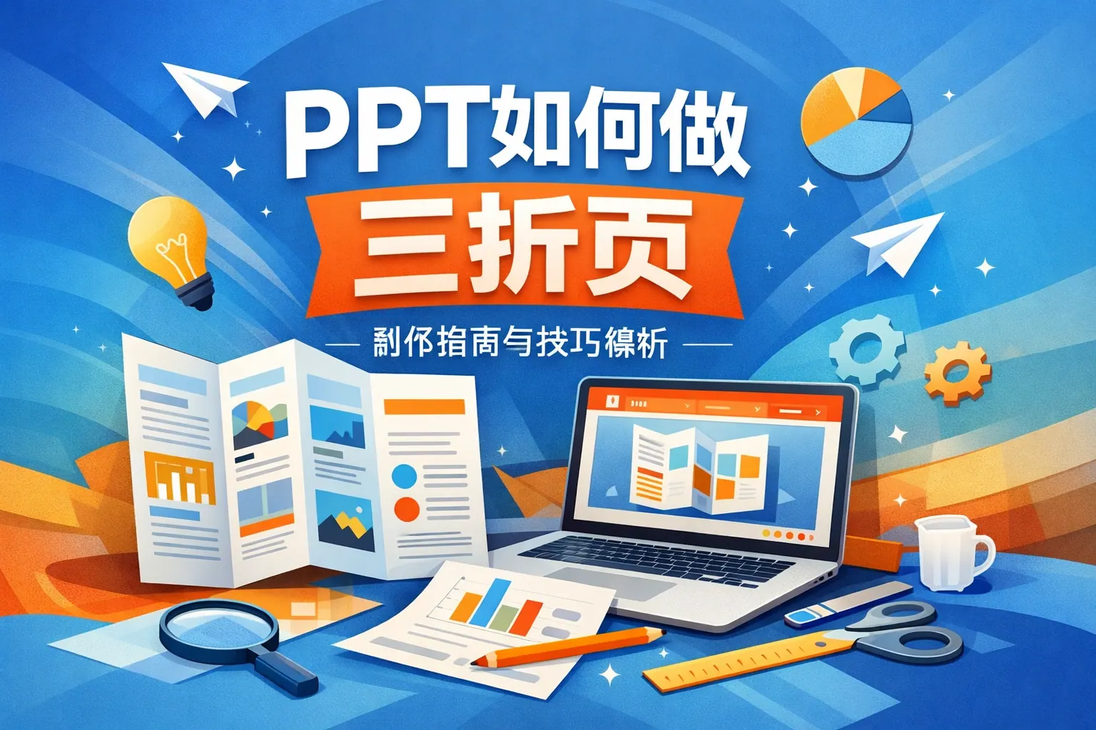 ppt如何做三折页
