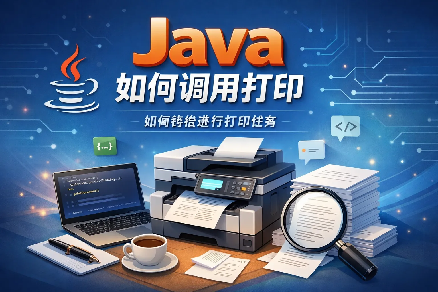 java如何调用打印