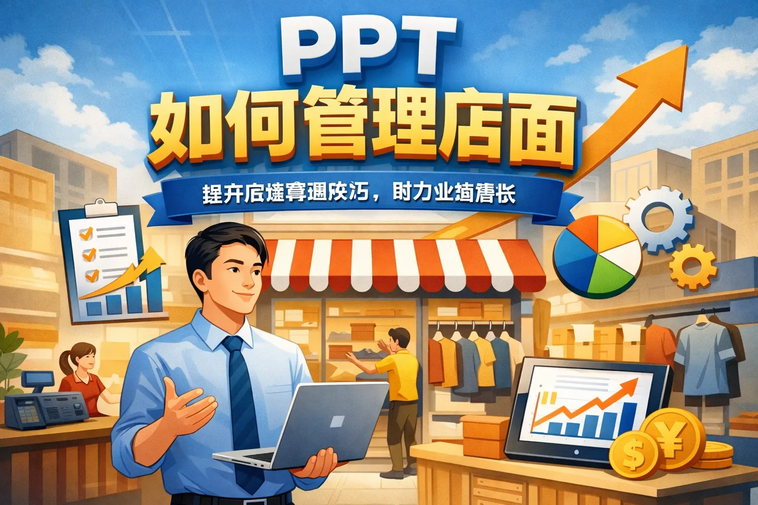 ppt如何管理店面