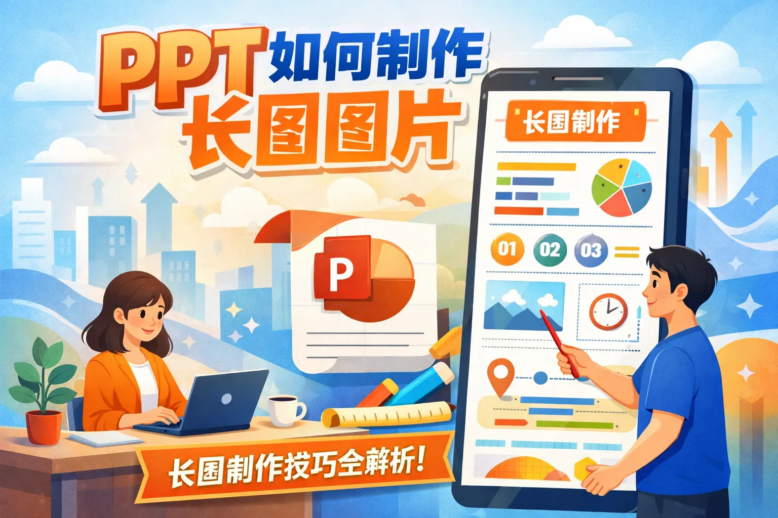 ppt如何制作长图图片