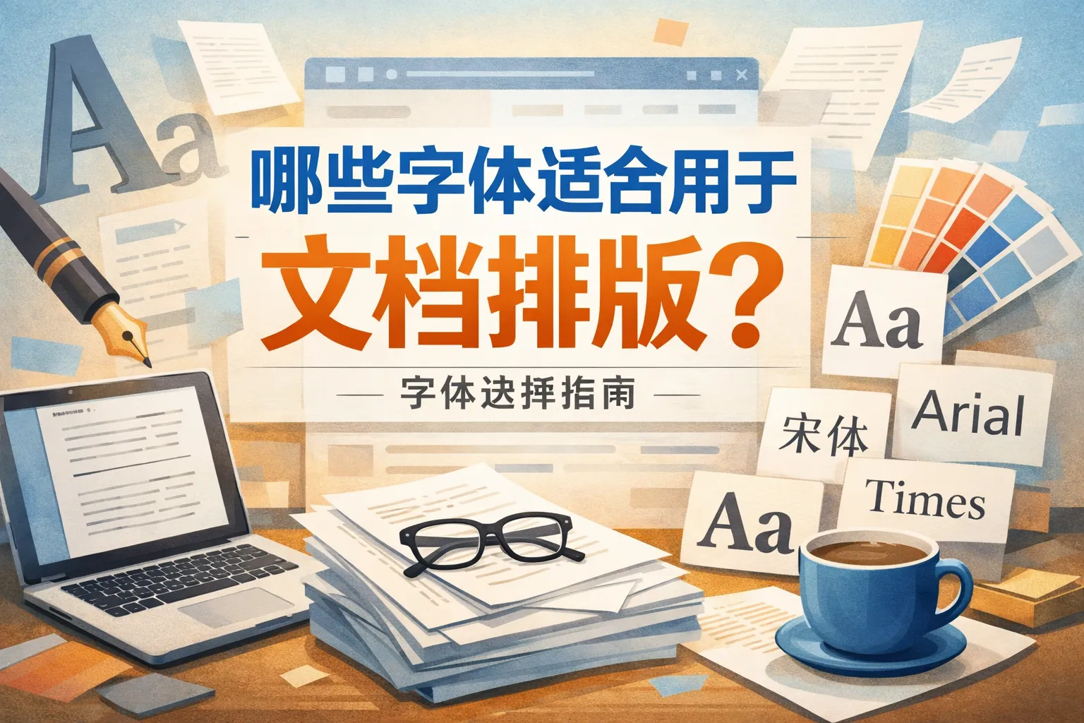 哪些字体适合用于文档排版