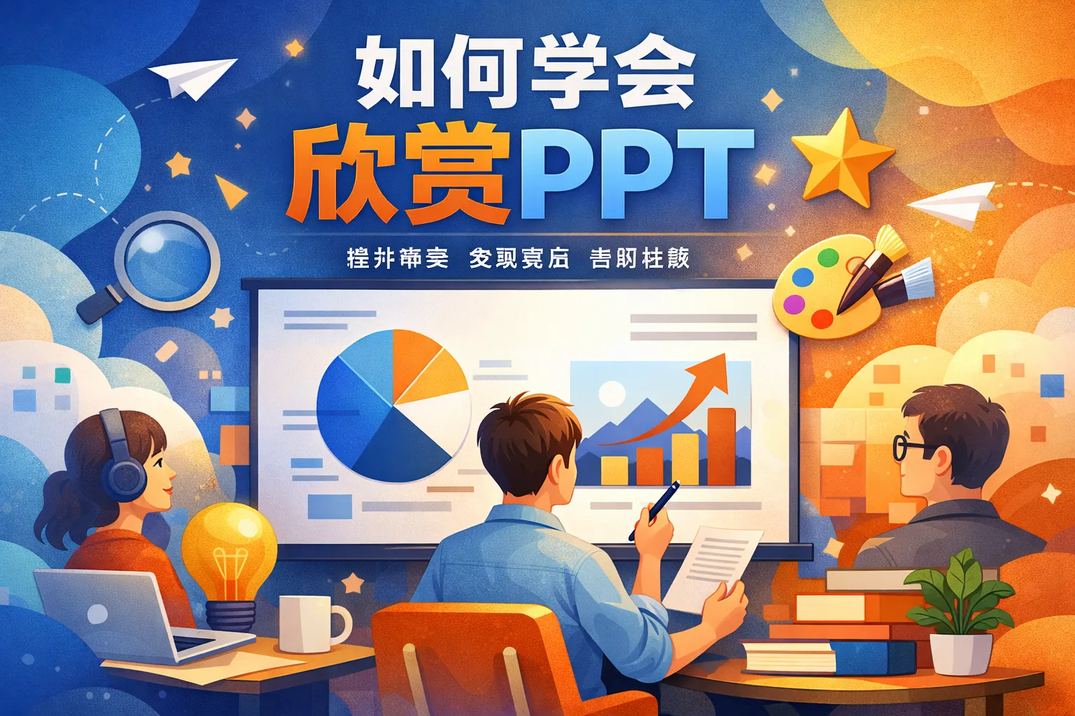 如何学会欣赏ppt