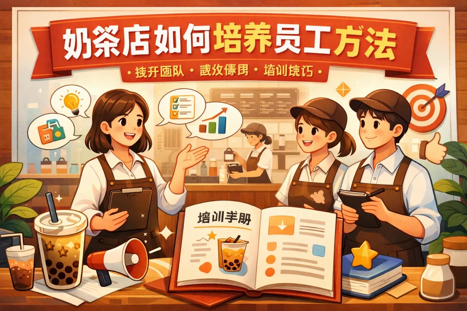 奶茶店如何培养员工方法