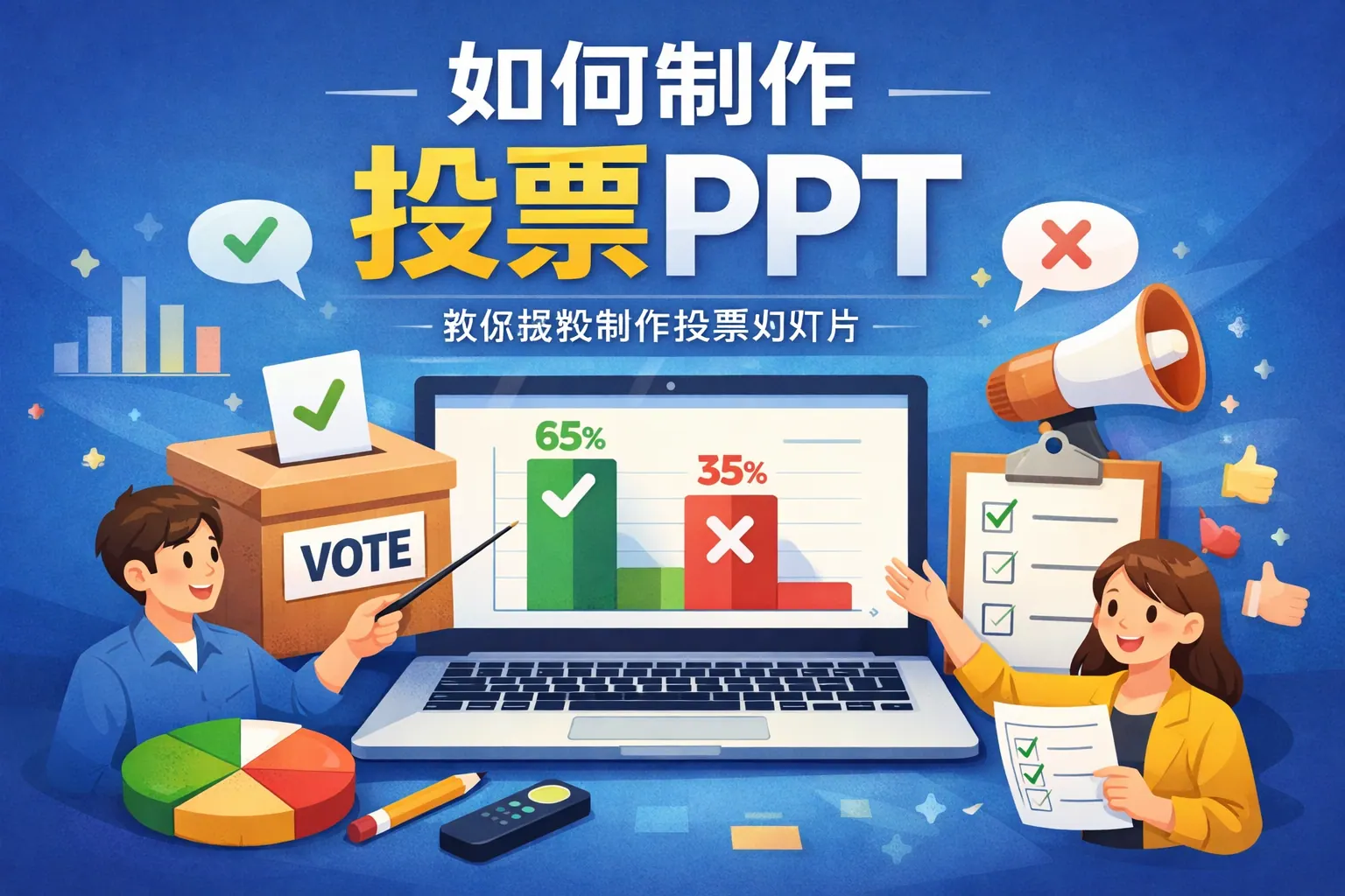 如何制作投票ppt