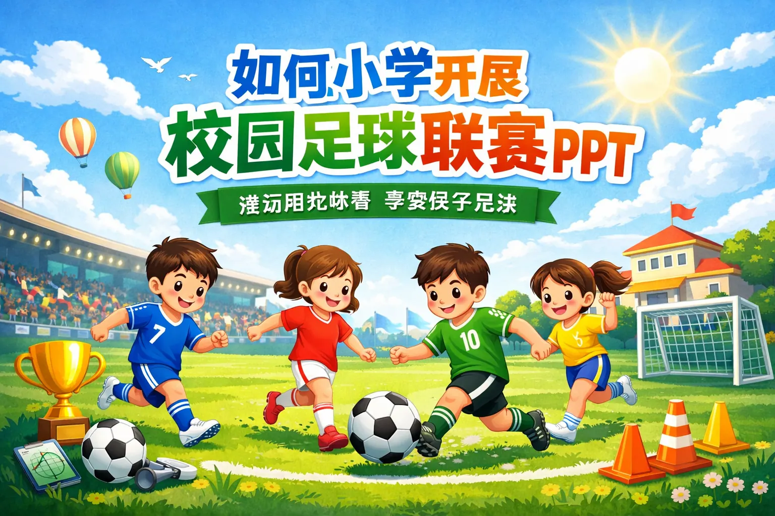 如何小学开展校园足球联赛ppt